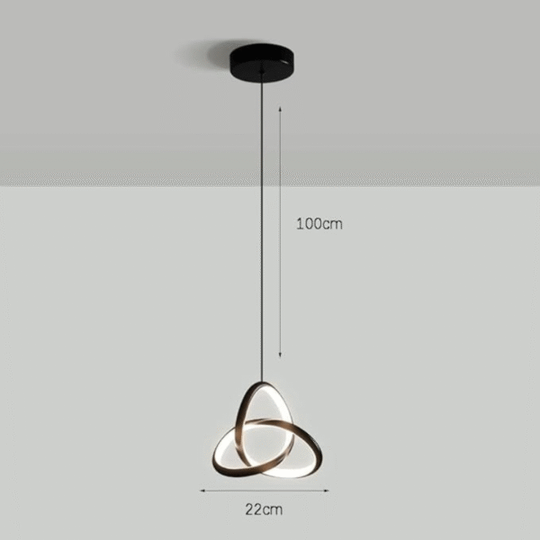 Suspension circulaire contemporaine