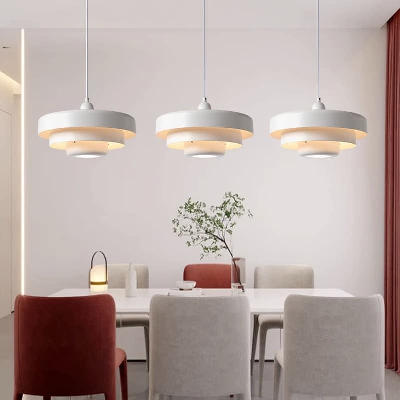 Suspension circulaire design nordique
