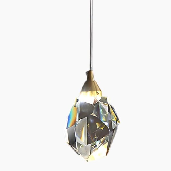 Suspension cristal contemporaine