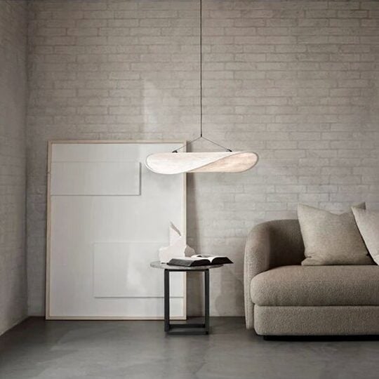 Suspension design Wabi Sabi inspiration japonaise
