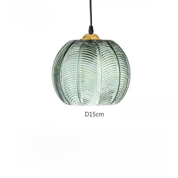 Suspension en verre aux accents nordiques