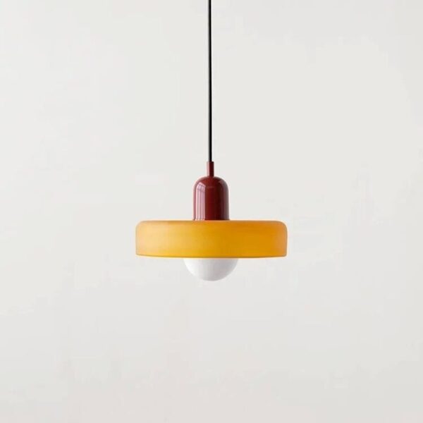 Suspension luminaire nordique en verre soufflé
