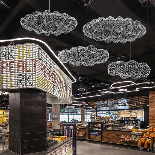 Suspension nuage contemporaine