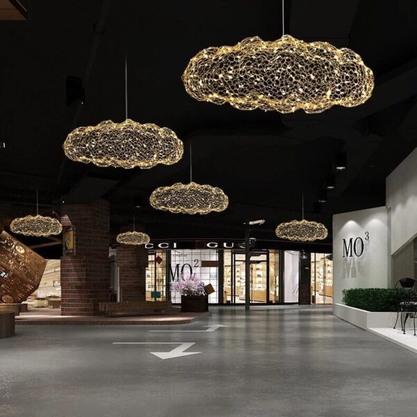 Suspension nuage contemporaine