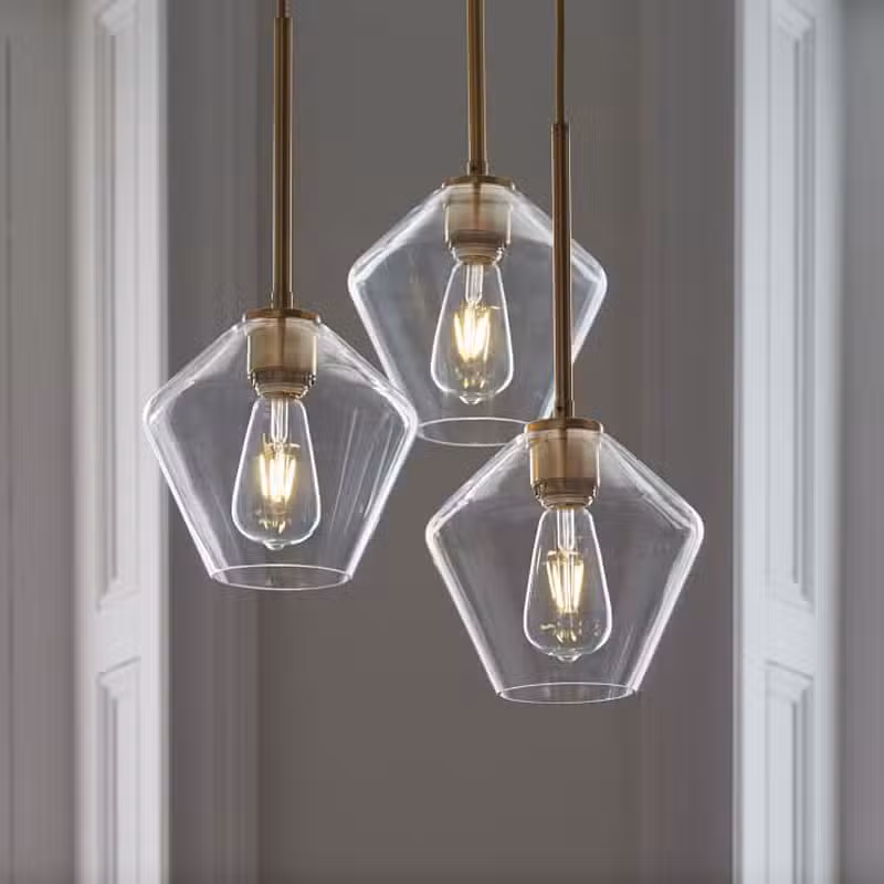 Moderne Hängeleuchte aus Kristallglas