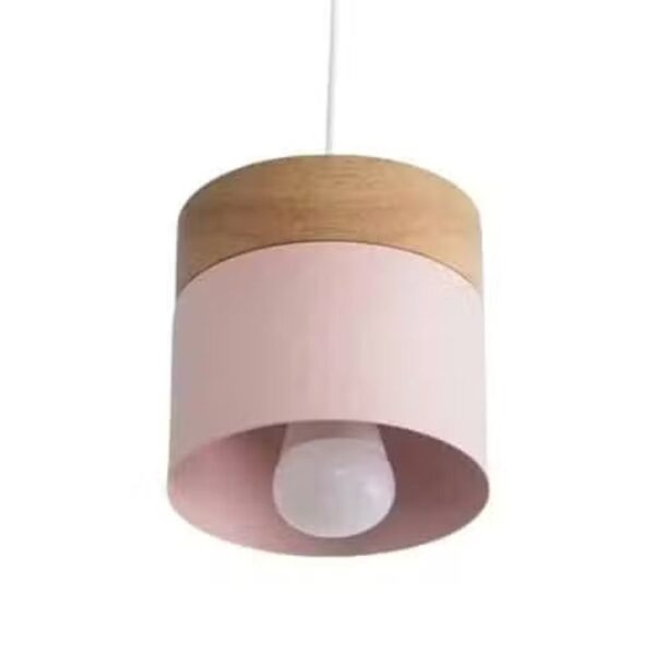 Suspension luminaire en bois d'inspiration nordique