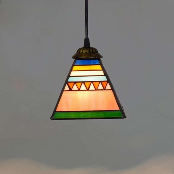 Hängeleuchte aus handgefertigtem Glas Inspiration Tiffany