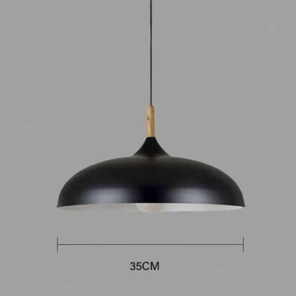 Suspension luminaire dôme style nordique