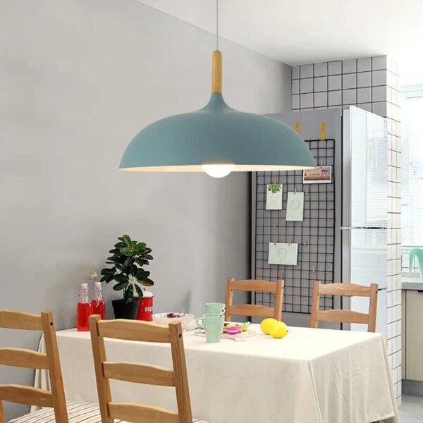 Suspension luminaire dôme style nordique