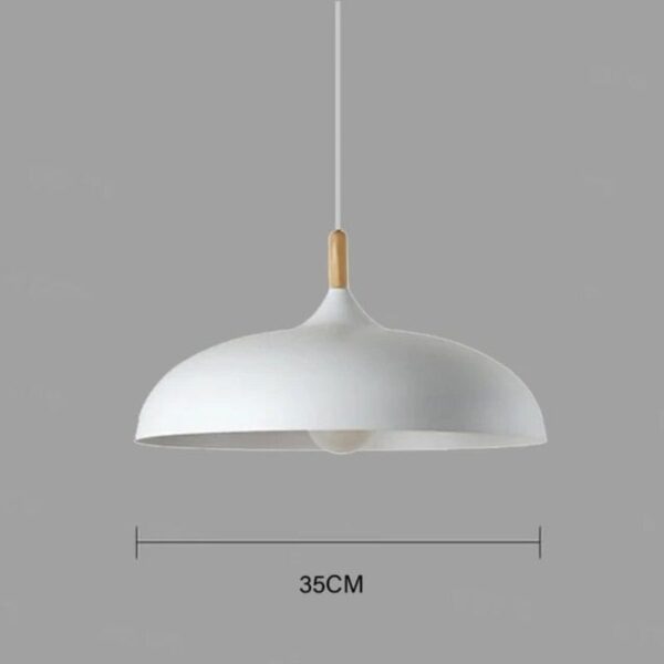 Suspension luminaire dôme style nordique