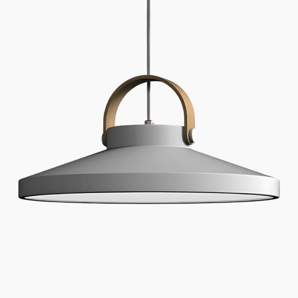 Suspension contemporaine en acier au design nordique