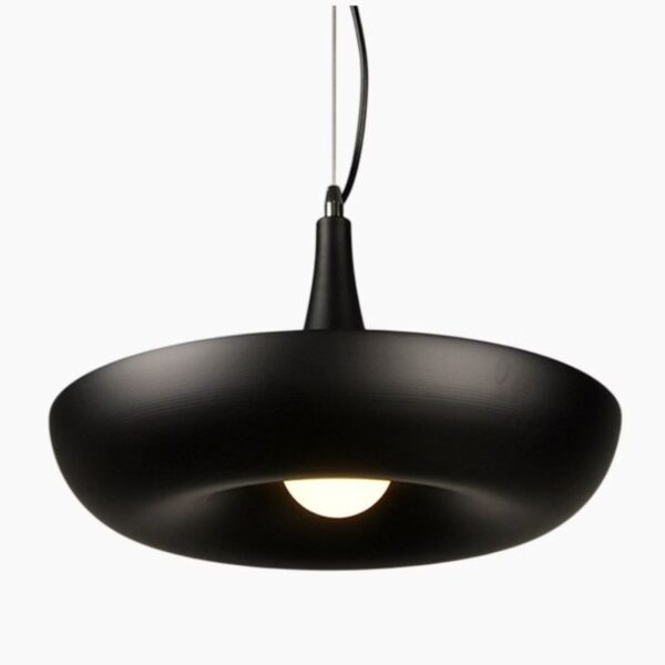 Suspension luminaire aluminium d'inspiration nordique à LED
