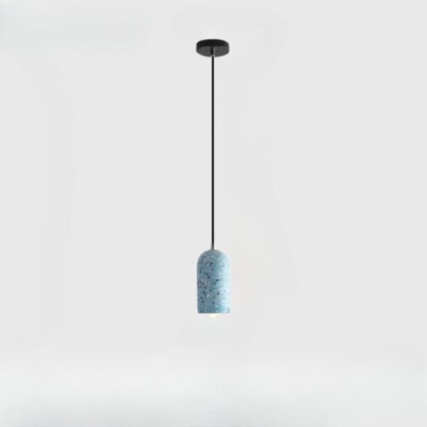 Suspension cylindrique en pierre naturelle