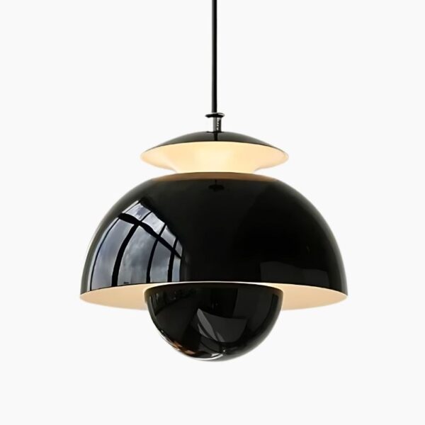 Von organischen Formen inspirierte Design-Hängeleuchte
