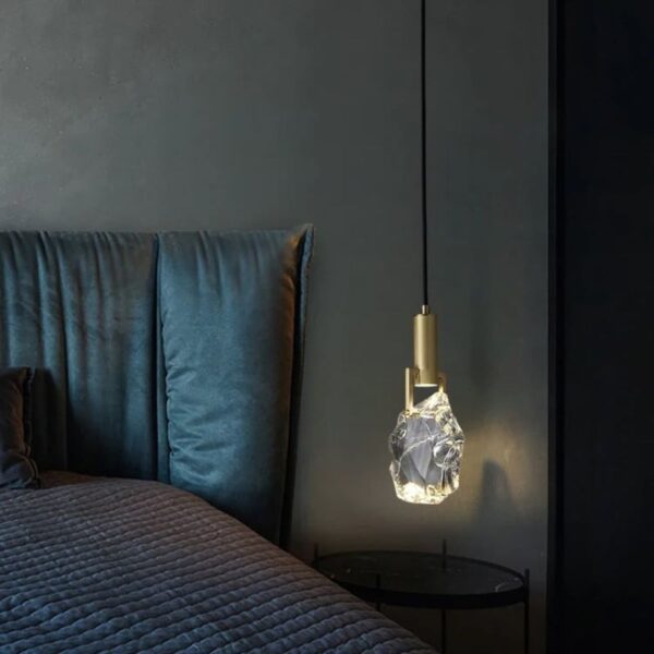 Suspension luminaire cristal au design raffiné