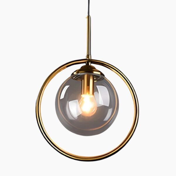 Pendelleuchte aus Massivglas mit raffiniertem Design