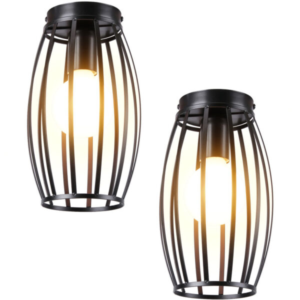 Suspension luminaire vintage à l'élégance industrielle