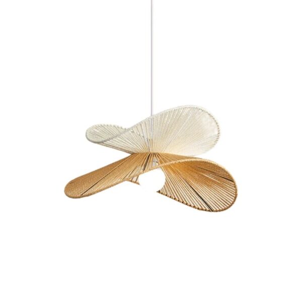Suspension lumineuse en bois, inspiration zen orientale