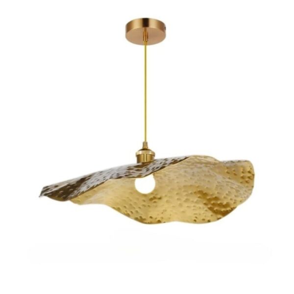 Suspension lumineuse inspirée des courbes naturelles