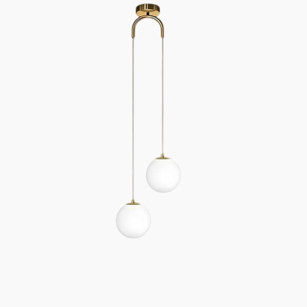 Suspension lumineuse sphérique contemporaine