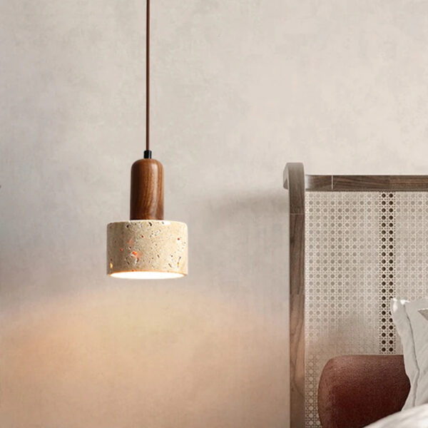 Suspension nordique en marbre au design épuré