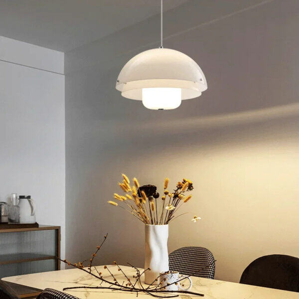 Eigentijdse paddestoelvormige hanglamp