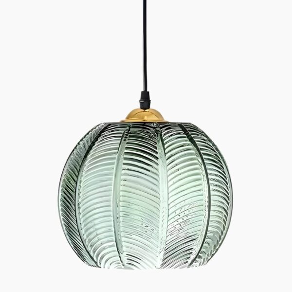Moderne Pendelleuchte aus Glasstein für den Essbereich