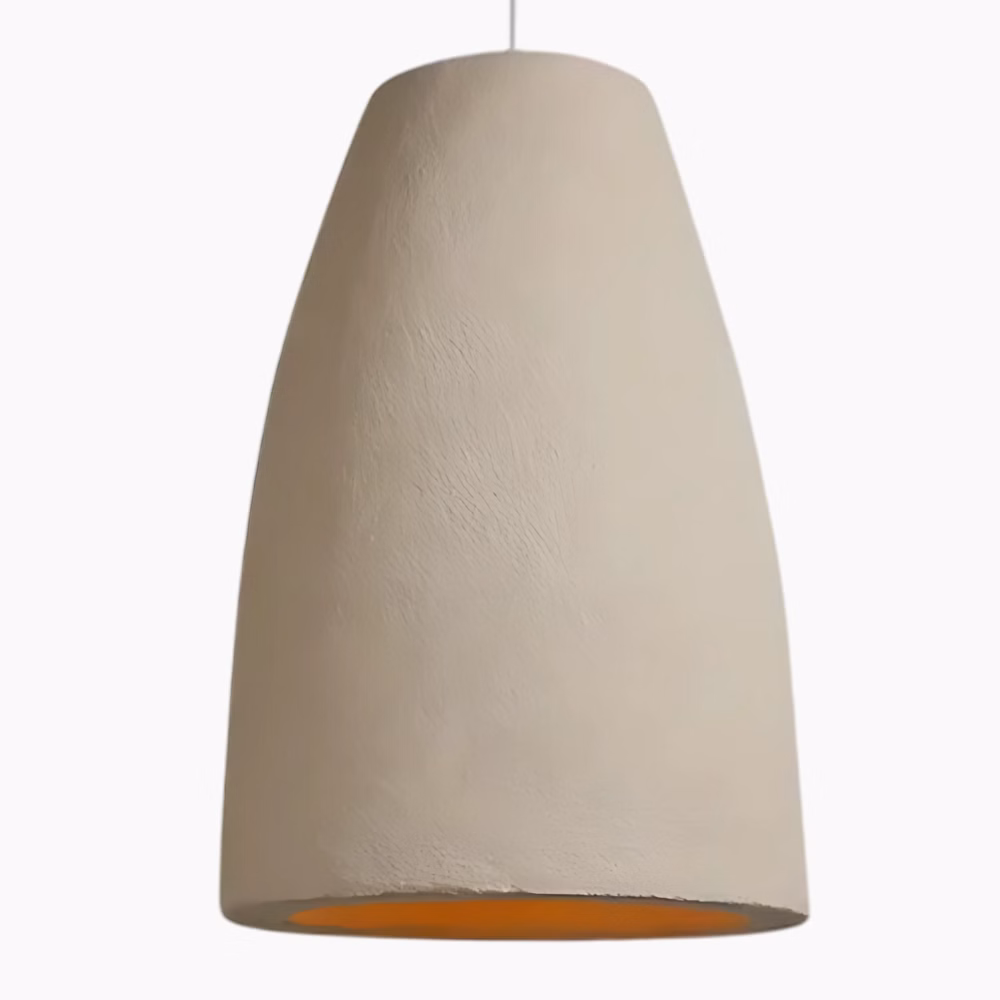 Zen-inspirierte LED-Hängeleuchte aus Naturstein