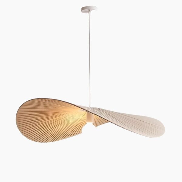 Suspension textile contemporaine au design chapeau