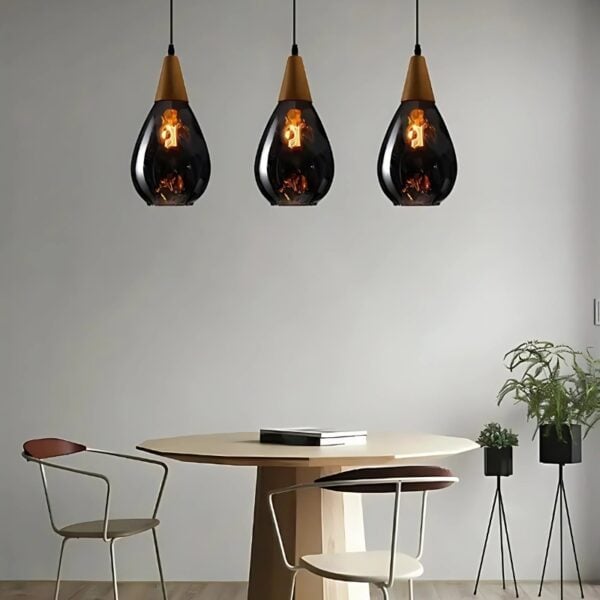 Suspension Design en Verre Soufflé Inspiration Contemporaine