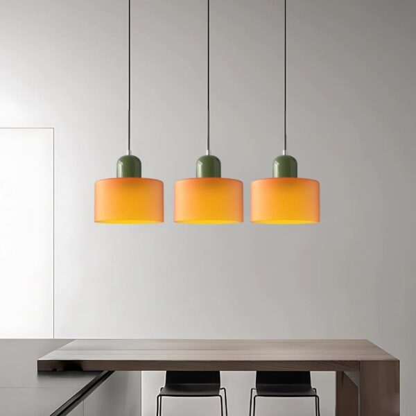 Luminaire en verre LED d'inspiration nordique