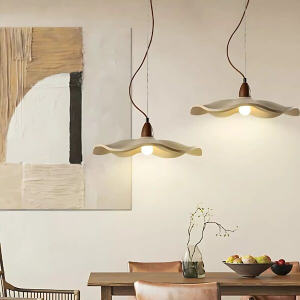 Suspension Contemporaine en Pierre d'Inspiration Zen