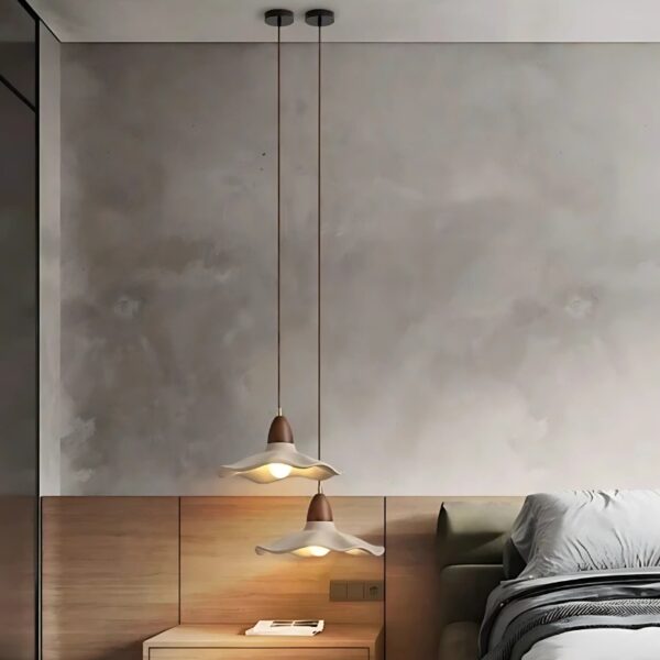 Suspension Contemporaine en Pierre d'Inspiration Zen