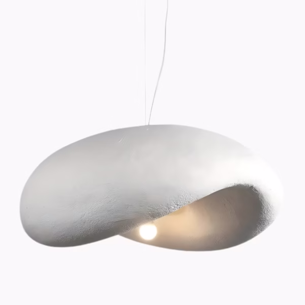 Schlichte Design-Hängeleuchte Wabi Sabi