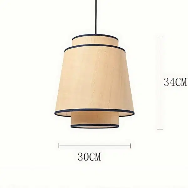 Suspension LED en Tissu d'Inspiration Orientale