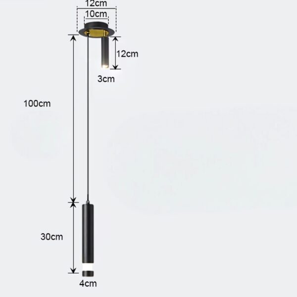 Suspension LED Moderne Double Fonction