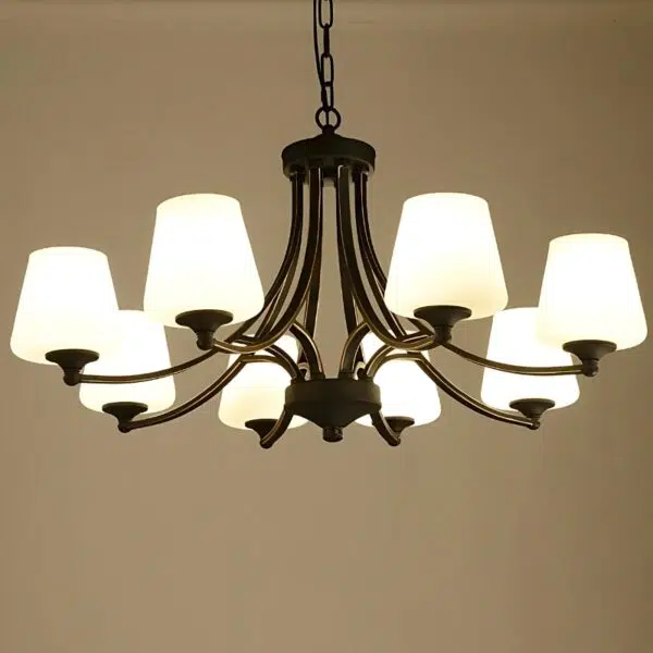 Suspension contemporaine au design architectural