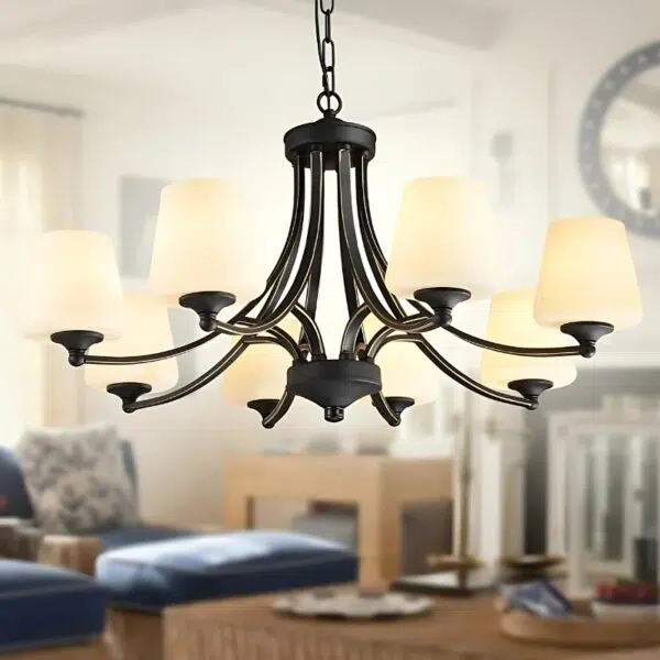 Suspension contemporaine au design architectural